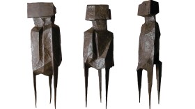 A photo of Lynn Chadwick’s "Watchers," one of the pieces on display at the San Diego Museum of Art's Art of the Open Air.