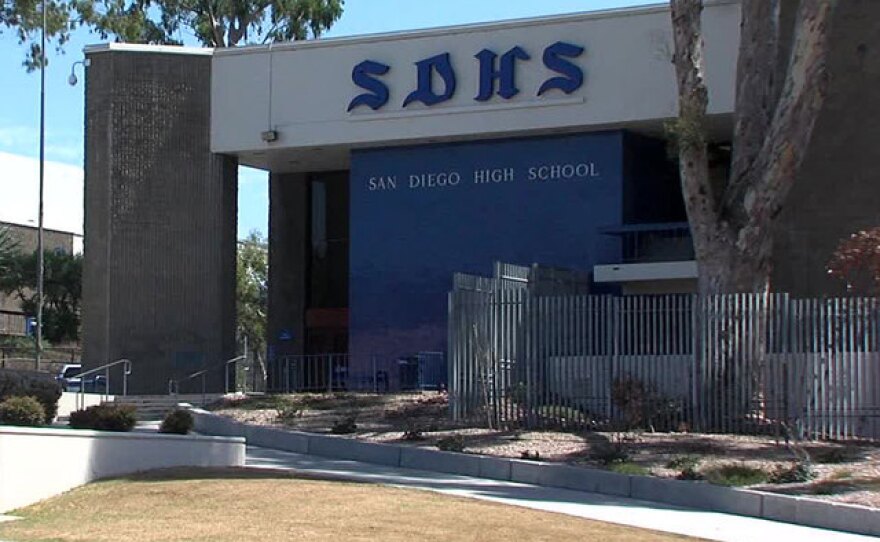 San Diego High School is pictured in this undated photo.