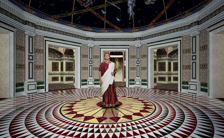 Valentin Postlmayr (Nero) at Domus Aurea.