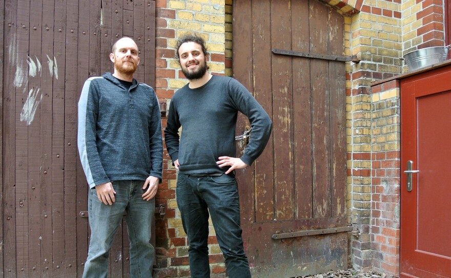 Brewmaster Richie Hodges (left) and CEO Robin Weber are still building one of Germany's newest breweries, Berliner Berg. Hodges, originally from the U.S., trained at Germany's oldest brewery, Weihenstephan, in Munich.
