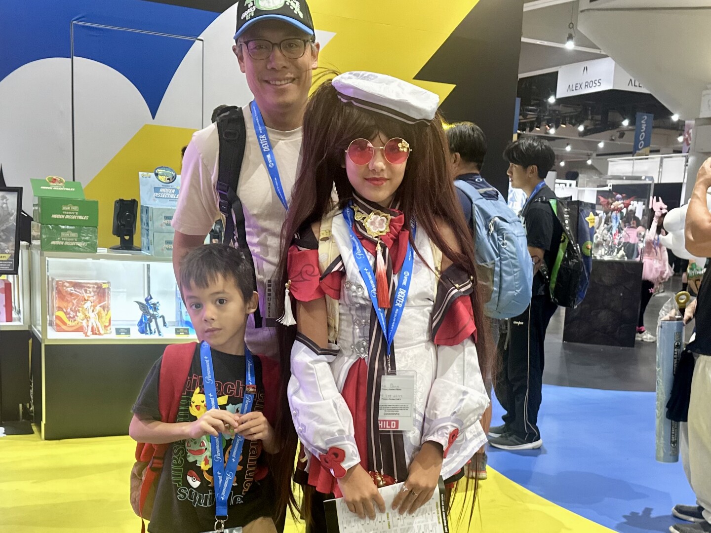 From Sacramento, Hao Dang and his children, were at Comic-Con for their second time on Sunday, July 27, 2025.