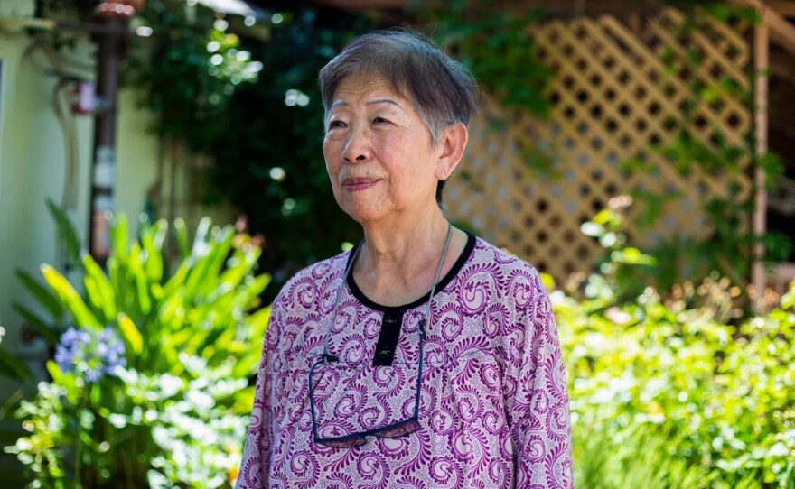 Jeanny Leung is photographed outside of Praise Care Home in Sacramento on Thursday, June 23, 2022. 