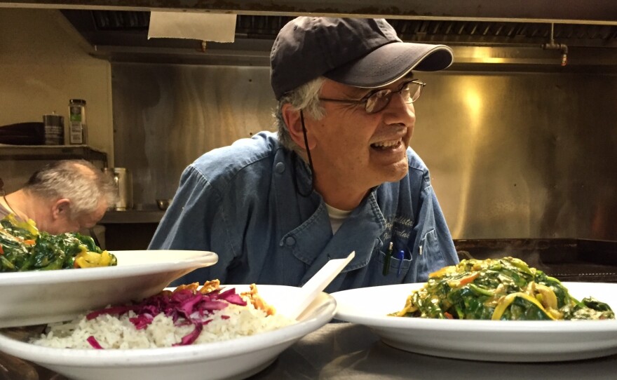 Ibraihm Parlak behind the counter at his restaurant. A U.S. congressman and a former Senator introduced private legislation that have allowed him to avoid deportation for the past decade. But his latest deferral expires this month.