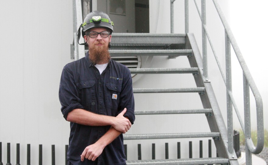 Erik Widner grew up in Somerset County but left to go to college and then returned to manage wind turbines on at Somerset Wind Farm.