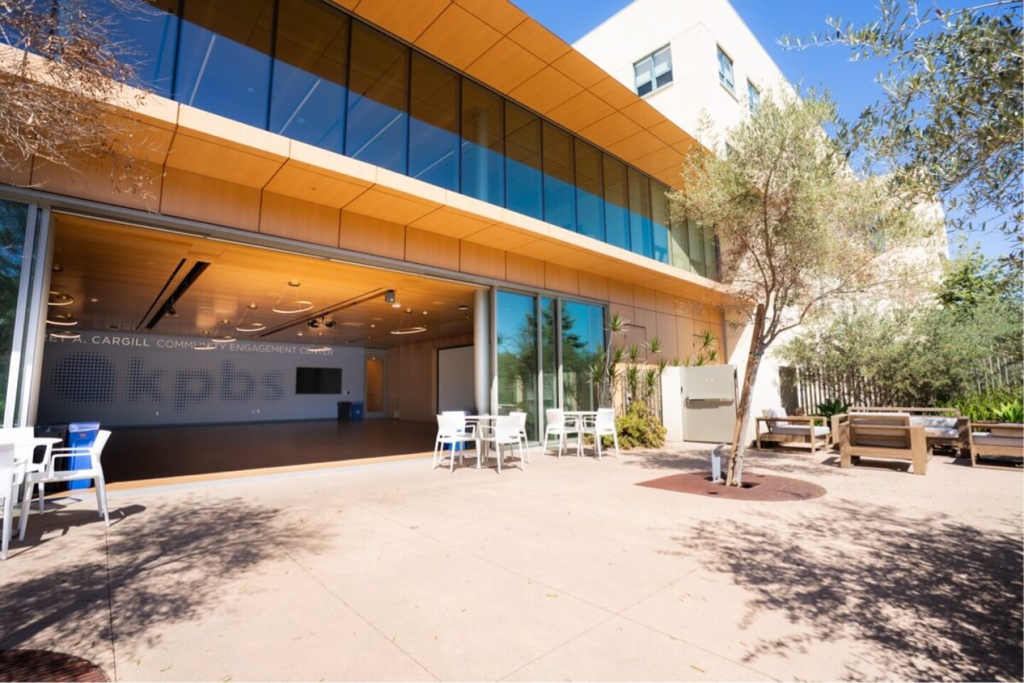 Take your event outdoors! Every Community Engagement Center reservation includes access to our beautiful patio