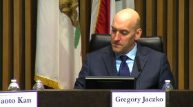 Gregory Jaczko, former head of the Nuclear Regulatory Commission, speaking in San Diego, June 4, 2013.