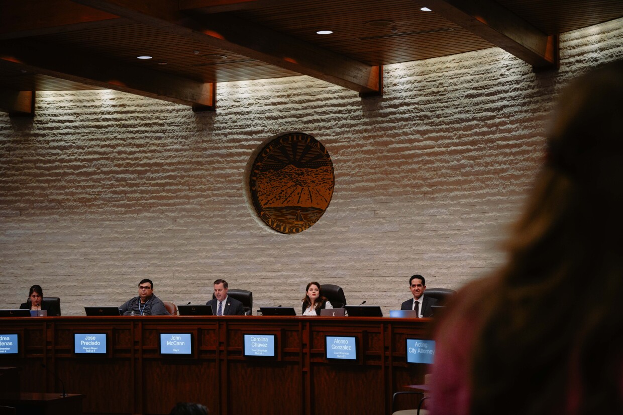 Photographs from the Chula Vista City Council meeting on September 19, 2023 in Chula Vista, California.