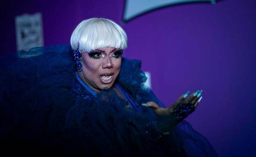 Diaz's alter ego, Vashai Avionce. Diaz remembers seeing RuPaul perform on the<a href="https://www.youtube.com/watch?v=A-9JeFW1KK4"> Arsenio Hall show</a> when she was younger "and I just thought to myself, 'Wow! Can I do this?'"