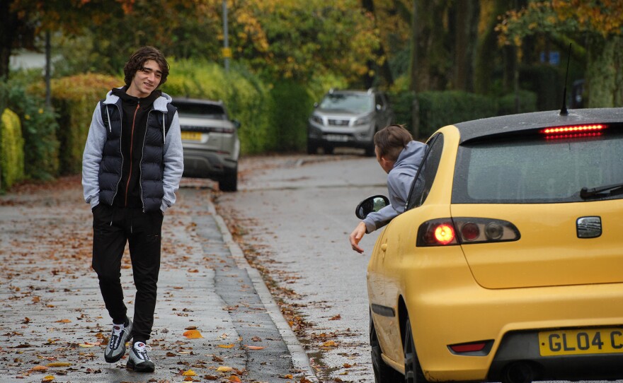 A scene from RIDLEY Season 2 "The Hollow Tree (part 1)." Tareq Al-Jeddal as Jack Farman and oshua J Parker as Jordan.