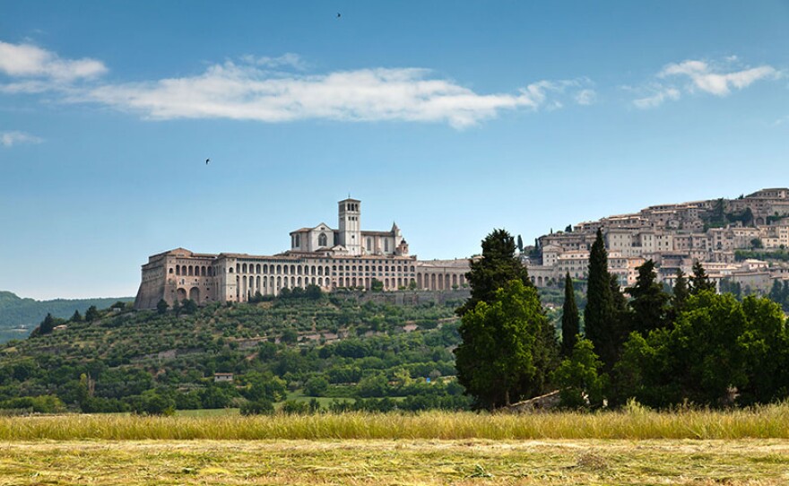 In "Rick Steves' Heart Of Italy," Rick delves deep into the Italian heartland — the place where la dolce vita is a way of life. Pictured: The Basilica of St. Francis in Assisi. 