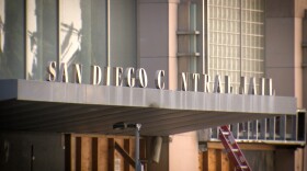 The exterior of the San Diego County Central Jail in downtown San Diego is shown on April 26, 2022.