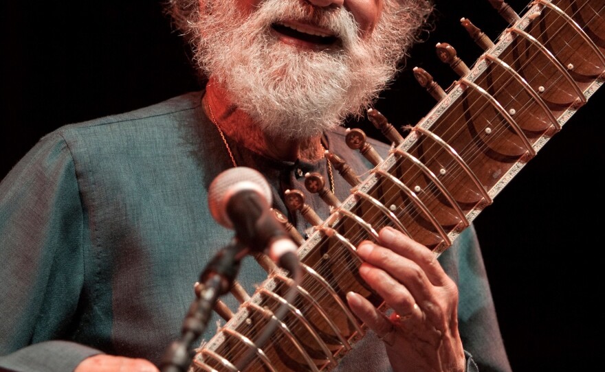 Ravi Shankar performs at the age of 91.