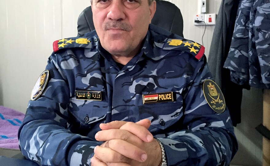 For many of the men, including Gen. Wathiq Hamdani, the fight is personal. ISIS killed the Iraqi defense official's son and is still holding his brother.
