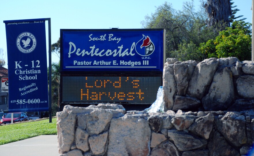 South Bay United Pentecostal Church in Chula Vista, May 20, 2020.