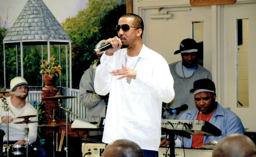 While incarcerated, Mac has kept active in music, playing in several bands and running a prison music program.