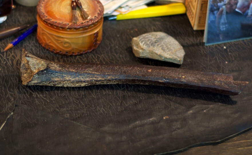 The DNA in the man's femur shows that he had some Neanderthal ancestors.