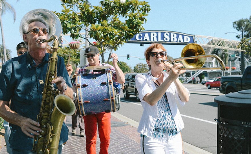 The Carlsbad Music Festival features a variety of music throughout the neighborhood streets. 