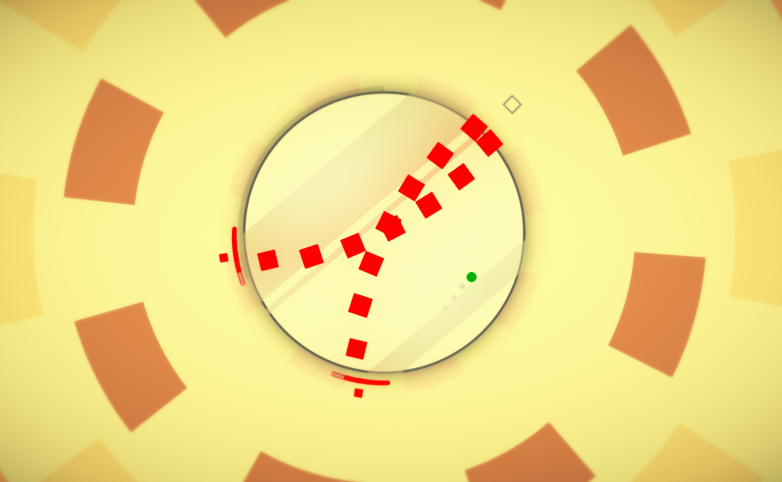A screenshot from the game <em>HyperDot.</em>