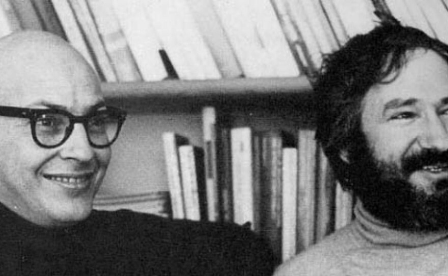 Marvin Minsky (left) and Seymour Papert (right) in 1971.