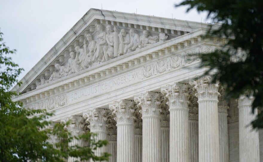 The U.S. Supreme Court building in Washington.