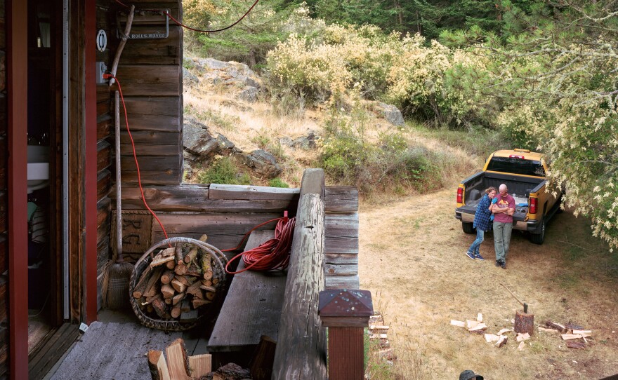 Amanda and Jerry, Paradise Road, Lopez Island, Wash.