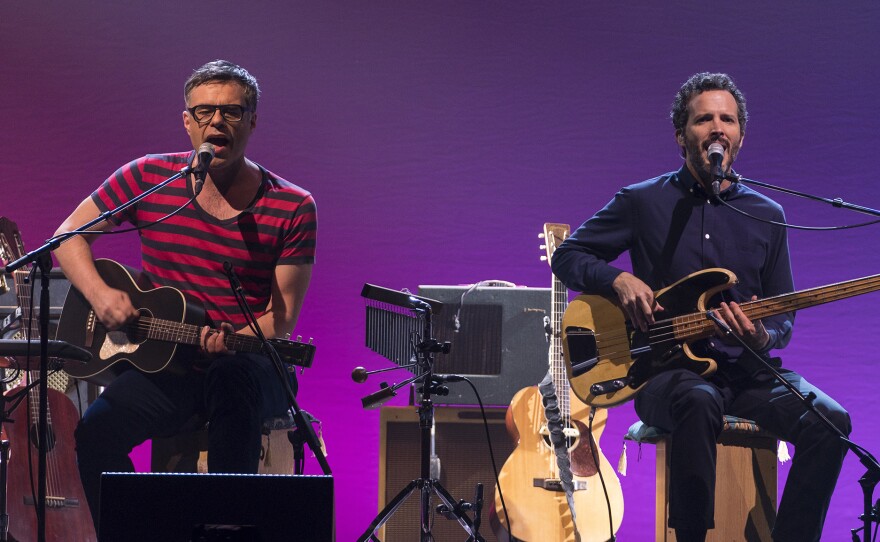 Flight of the Conchords' live album <em>Live In London</em> is due out March 8 on Sub Pop.
