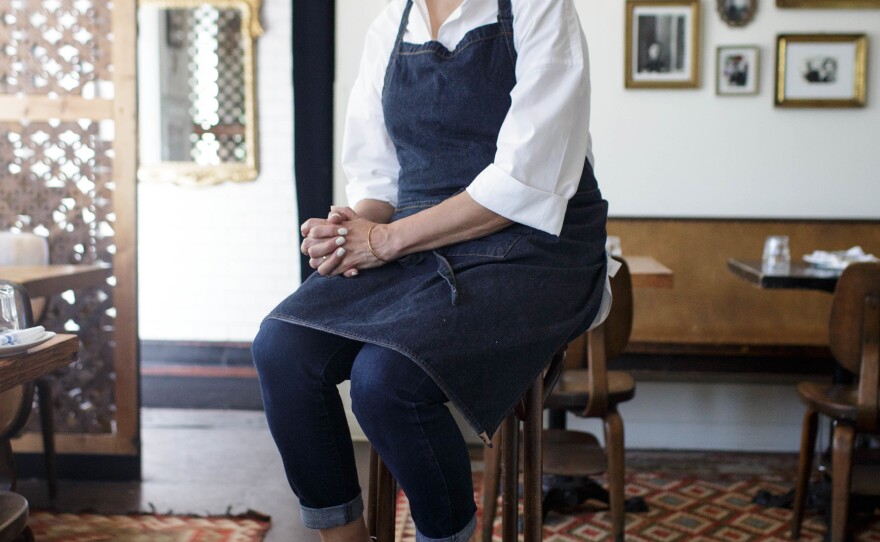 Shamim Popal, co-owner and culinary director of Lapis, didn't start cooking until she moved to the U.S. in 1987. Popal says she wanted to host a dinner for refugees to share a sense of hope.