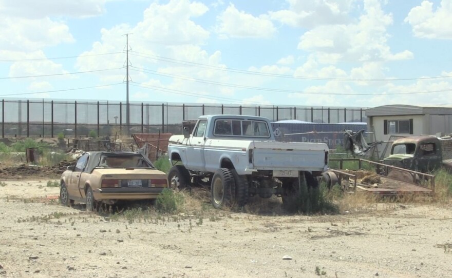 A colonia shown along the U.S.-Mexico border in this undated photo.