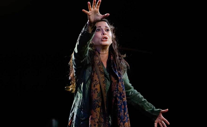 Actor Jessica John performs in the Roustabouts Theatre Co.'s virtual production of "No Way Back," streaming on demand Nov. 14 through Dec. 13, 2020.