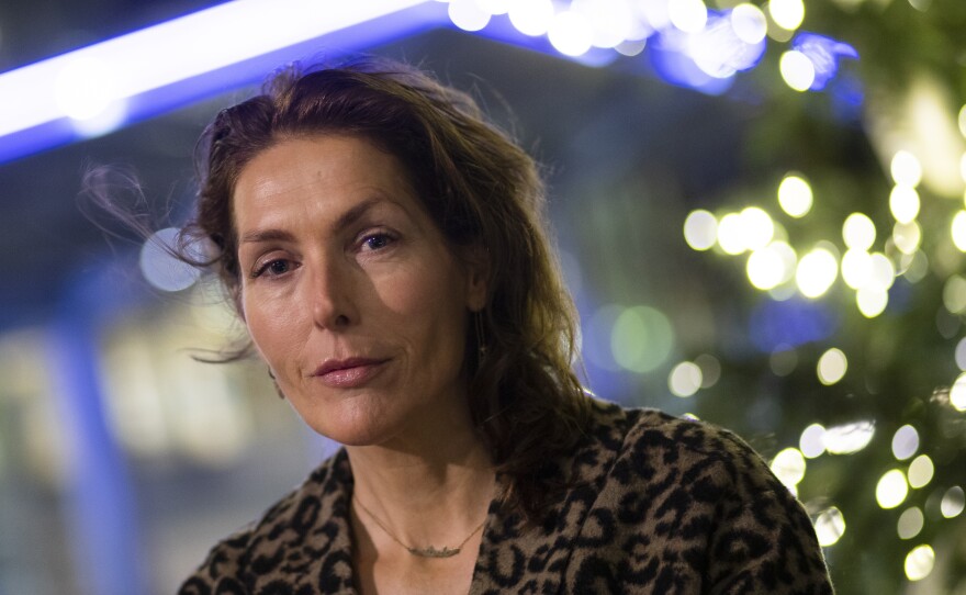 Former model Thysia Huisman said the news of Jean-Luc Brunel's death sent her into "shock."