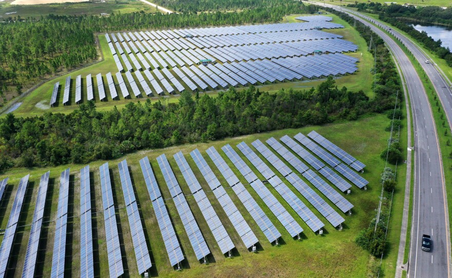 The 6 megawatt Stanton Solar Farm outside of Orlando, Florida was built on the site of a coal ash facility.