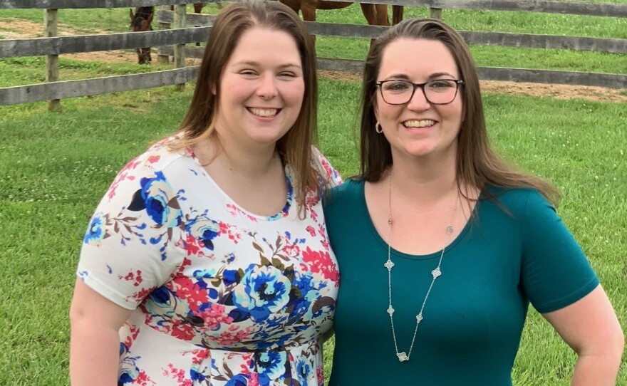 Brittany Watson and Katherine Hart protested their employer's COVID-19 vaccine mandate. They applied for and received religious exemptions.