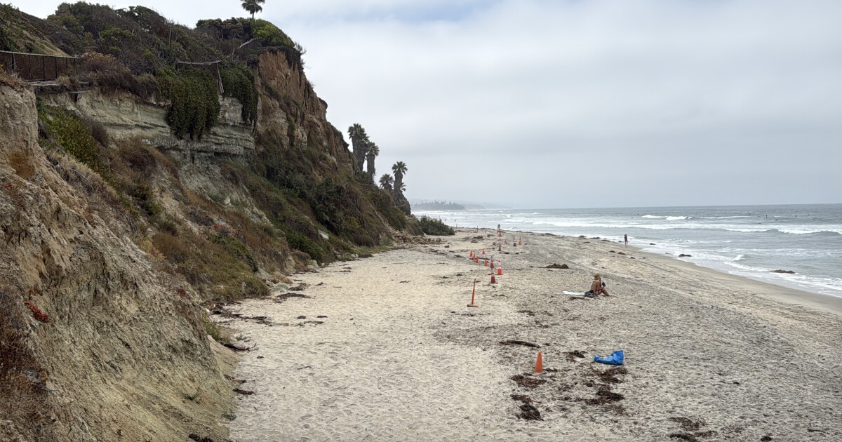 How researchers are using ground sensors to predict cliff collapse