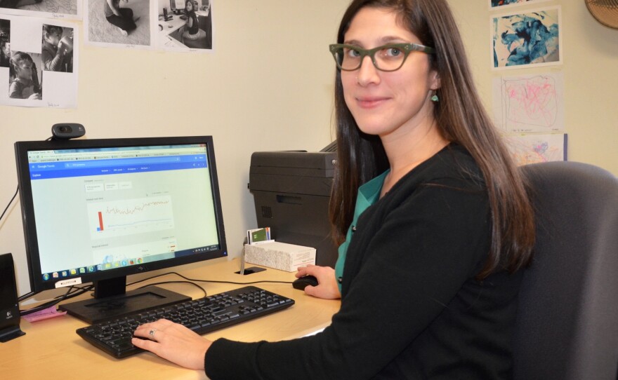 Amy Johnson, a PhD candidate in public health at the University of Illinois-Chicago, is working on a model to use Google searches to track the spread of sexually transmitted diseases in real time.