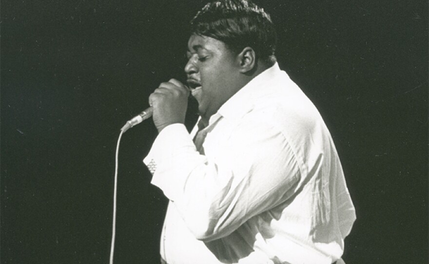 Billy Stewart performs on the U.K. television dance show "Ready, Steady, Go" (Undated photo)