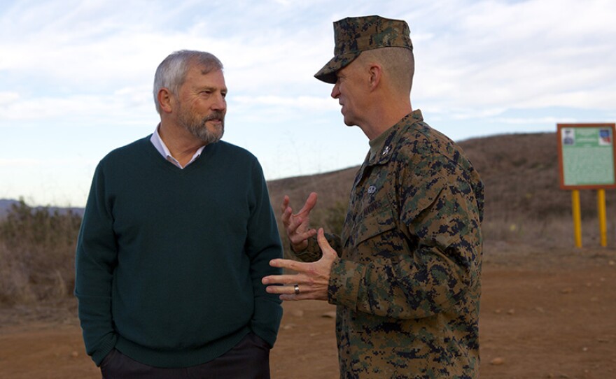 Karl Marlantes and Colonel Kazmier Oceanside, Calif.