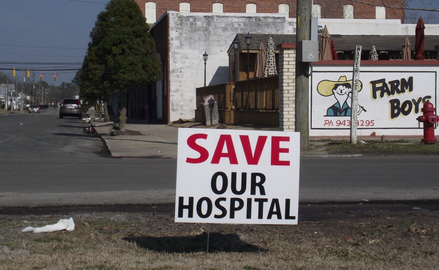 Residents fear that the economy of Belhaven, N.C., will collapse because its hospital closed. "How many people go retire somewhere where it doesn't even have a hospital?" asks the mayor.