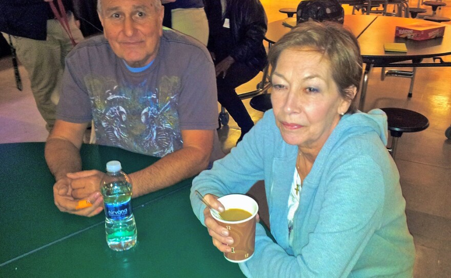 Jan and Manny DiNunzio bought a home in Seaside Heights, N.J. five years ago. But now the streets of the town are filled with sand and they're not sure when they'll be able to return. In the meantime, they're living in a Red Cross shelter.