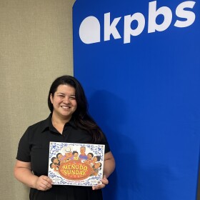 Author María Dolores Águila joins Midday Edition to discuss her new book "Menudo Sunday" on Aug. 5, 2025.