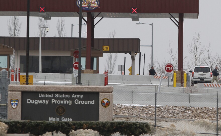 Dugway Proving Ground military base, seen here in 2010, was the source of several anthrax shipments that are suspected of containing live samples of the disease.