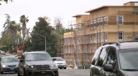 Montage on College housing complex being built just south of the San Diego State main campus on May 27, 2018.