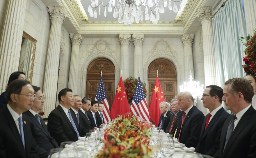 President Trump and Chinese President Xi Jinping agreed Saturday to a 90-day halt on new tariffs, hailed as a cease-fire in the countries' trade war.