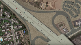 This rendering of the North Coast Corridor project shows the future changes for Interstate 5. 