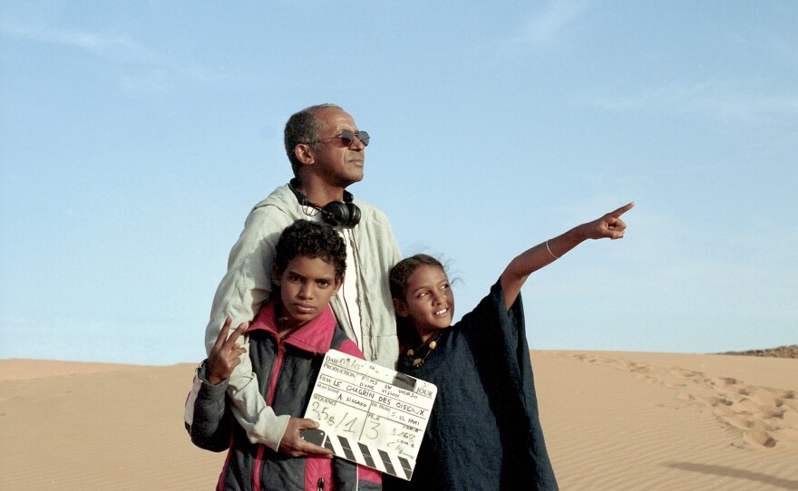 Director Abderrahmane Sissako cast youngsters Mehdi A.G. Mohamed (left) and Layla Walet Mohamed (right), who followed him everywhere when he visited the refugee camp where she lives.