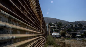 Primary fencing divides the United States and Mexico in this photo taken from the northeastern edge of Tijuana, Baja California, Mexico, Aug. 14, 2017.