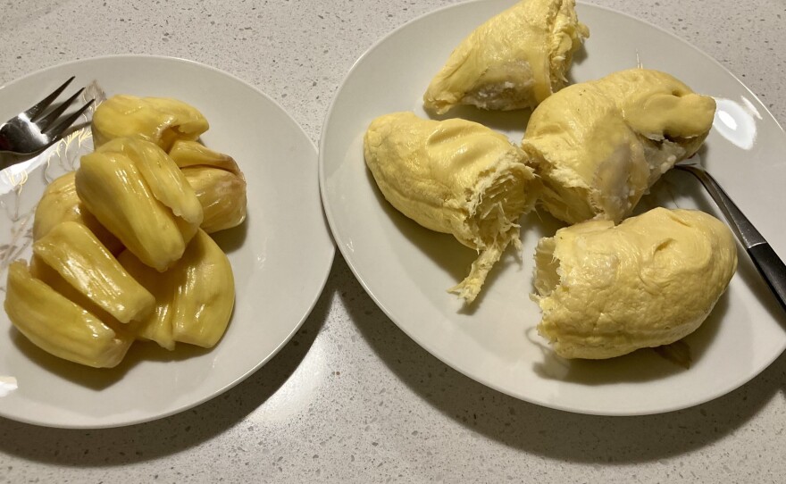 Anh Therese McCauley thinks durian is a "weird fruit," but loves it on the Lunar New Year regardless.
