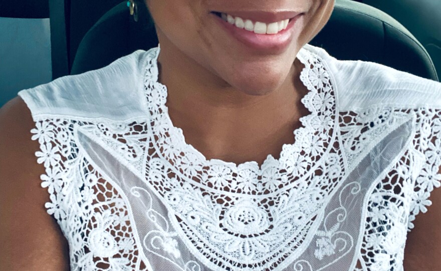 Jessica Duenas on her 36th birthday in February of this year.