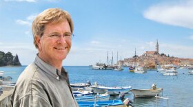 Rick in Rovinj, Croatia, his favorite stop between Dubrovnik and Venice.
