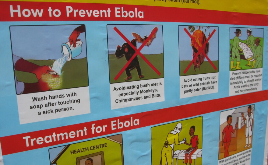 How do you prevent the spread of Ebola? Wash your hands, avoid bush meat and don't touch corpses.