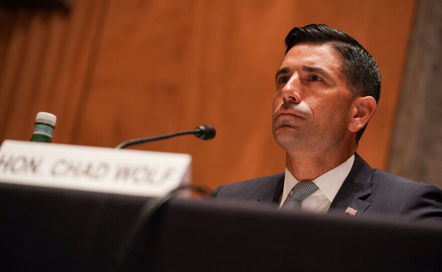 Chad Wolf, the acting secretary of homeland security, is pictured on Sept. 23. A federal judge said he was not authorized to issue a July memo limiting the restrictions of DACA recipients.